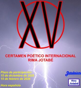 XV Certamen Poético Internacional Rima Jotabé