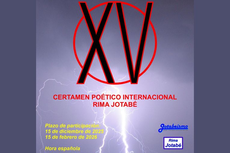 XV Certamen Poético Internacional Rima Jotabé