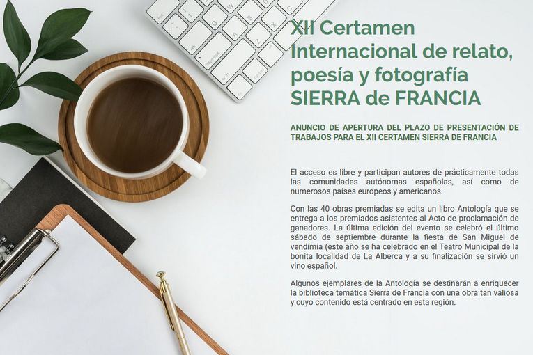 XII Certamen “Sierra de Francia”, de Poesía, Relato y Fotografía