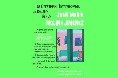 IV Certamen de Relato Breve Juan María Molina Jiménez