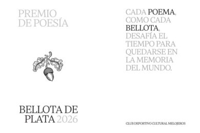 I Premio de Poesía Bellota de Plata 2026