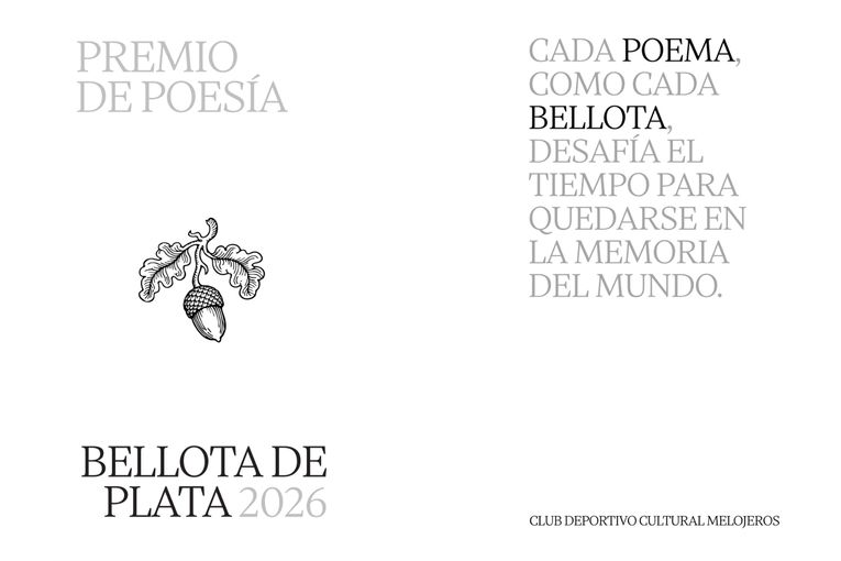 I Premio de Poesía Bellota de Plata 2026