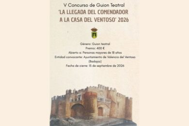 V Concurso de Guion Teatral “La llegada del Comendador a la Casa del Ventoso” 2026