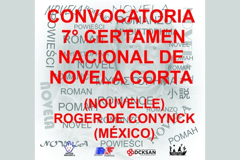 7º Certamen Nacional de Novela Corta (Nouvelle) Roger de Conynck
