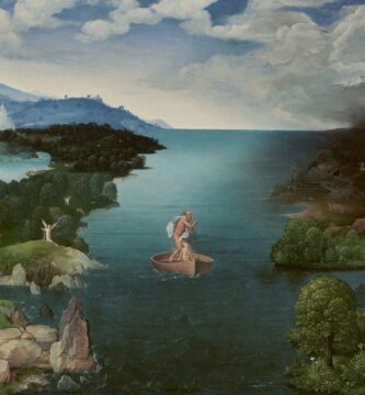 “El paso de la laguna Estigia” (1520-1524), de Joachim Patinir