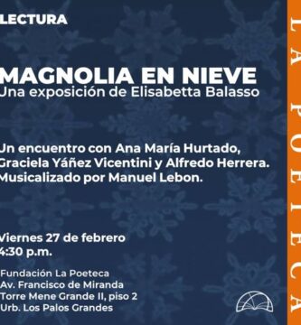 “Magnolia en nieve”, de Elisabetta Balasso