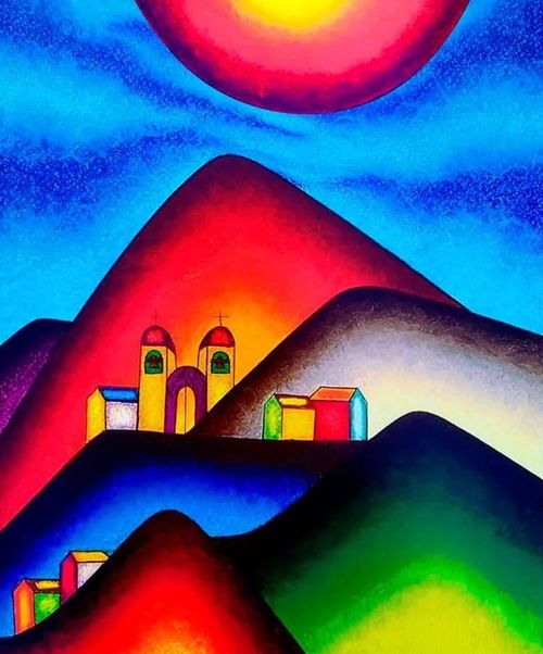 Obra de Roberto Mamani Mamani