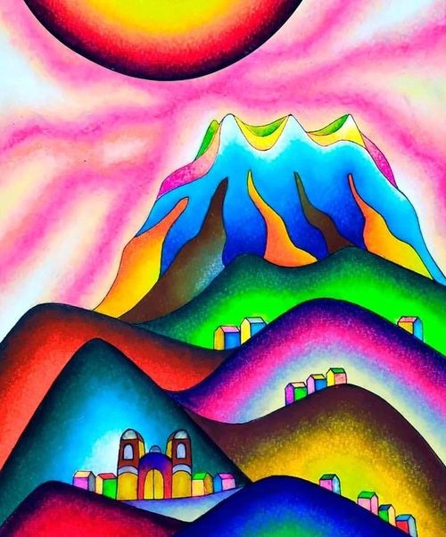 Obra de Roberto Mamani Mamani