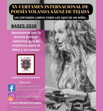 XV Certamen Internacional de Poesía Yolanda Sáenz de Tejada