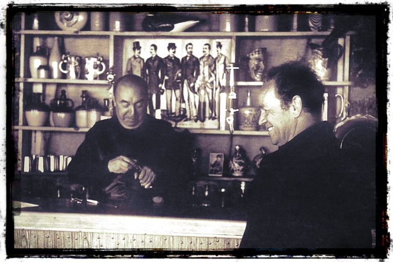 Pablo Neruda y Nicanor Para