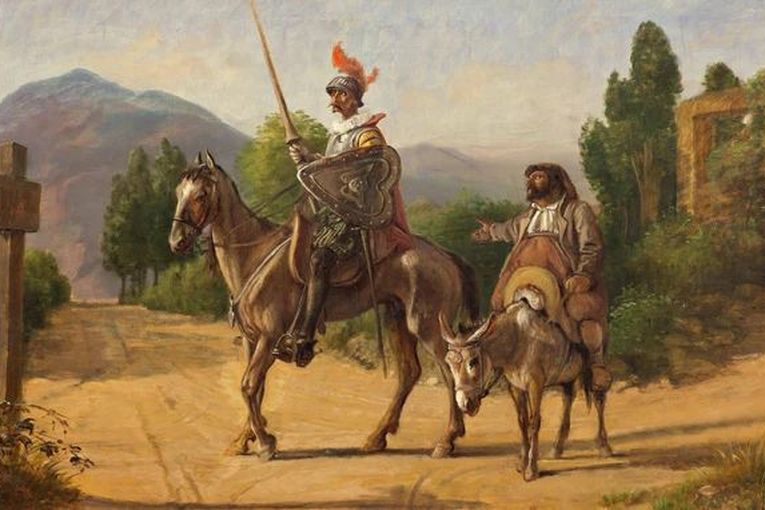 Don Quijote y Sancho Panza