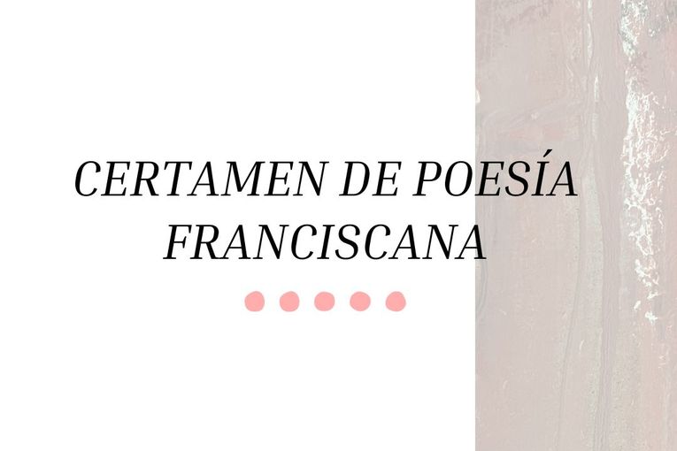 I Certamen Internacional de Poesía san Francisco de Asís