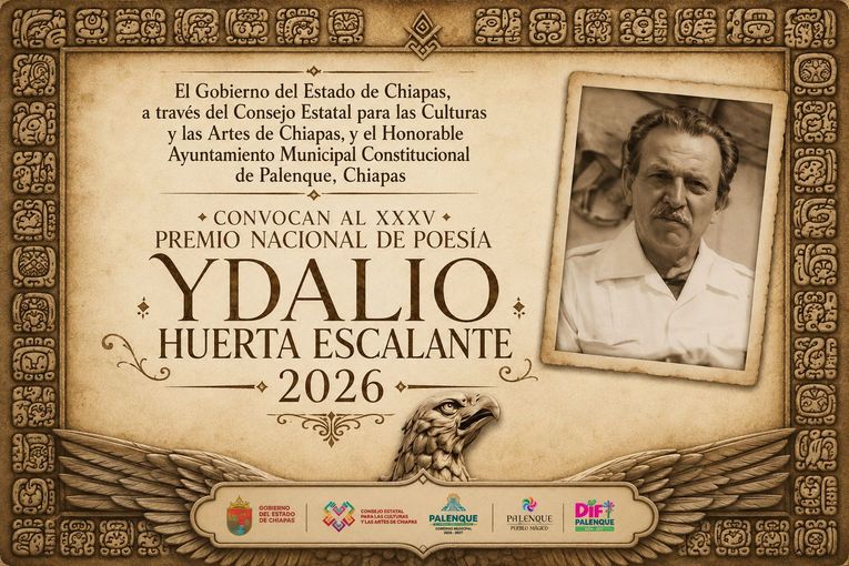 XXXV Premio Nacional de Poesía Ydalio Huerta Escalante 2026