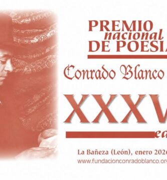 XXXVIII Premio Nacional de Poesía Conrado Blanco León
