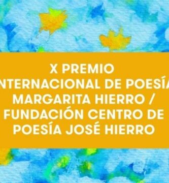 X Premio Internacional de Poesía Margarita Hierro / FCPJH
