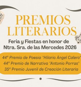 Premios Literarios de las Fiestas de Nuestra Señora de las Mercedes 2026