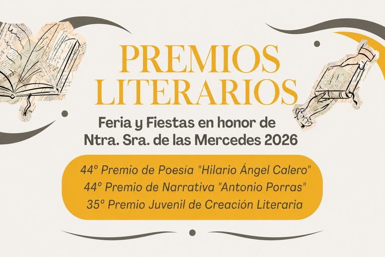 Premios Literarios de las Fiestas de Nuestra Señora de las Mercedes 2026