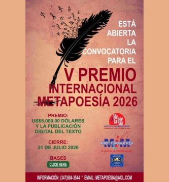 Quinto Premio Internacional Metapoesía 2026