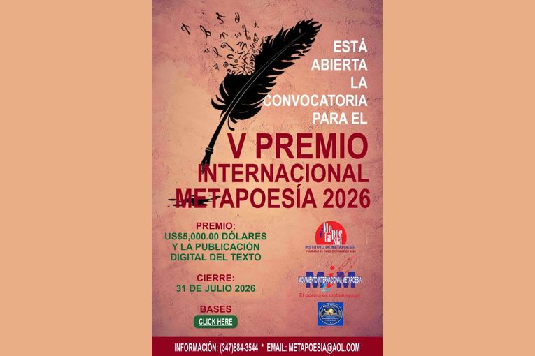 Quinto Premio Internacional Metapoesía 2026