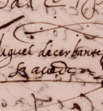 Firma de Miguel de Cervantes