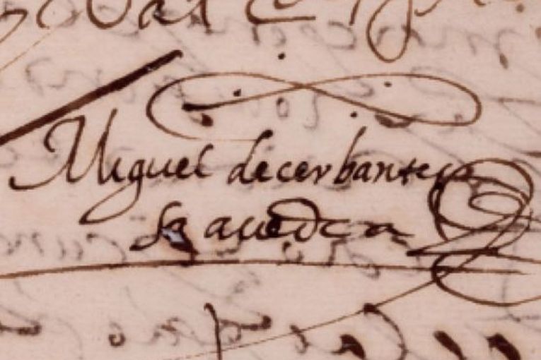 Firma de Miguel de Cervantes