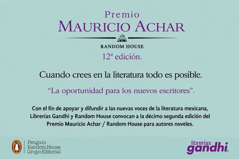 12º Premio Mauricio Achar / Literatura Random House 2026