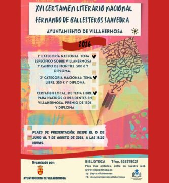 XVI Certamen Literario Fernando de Ballesteros Saavedra