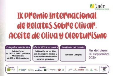IX Premio Internacional de Relatos sobre Olivar, Aceite de Oliva y Oleoturismo