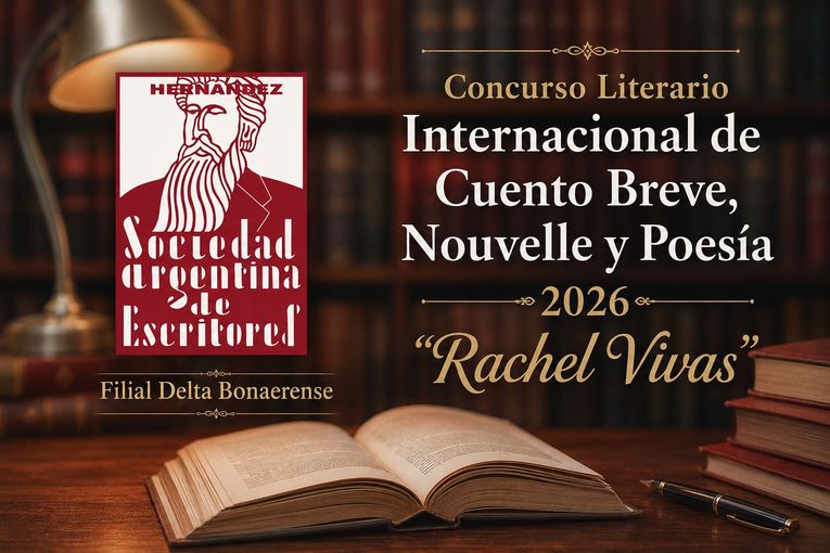 Concurso Literario Internacional de Cuento Breve, Nouvelle y Poesía 2026 “Rachel Vivas”