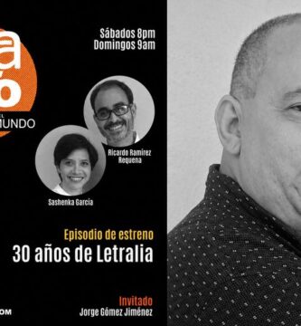 Jorge Gómez Jiménez conversa sobre Letralia en el programa Alfabeto del Mundo