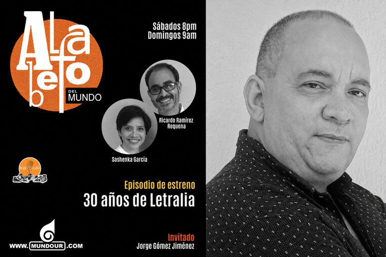 Jorge Gómez Jiménez conversa sobre Letralia en el programa Alfabeto del Mundo