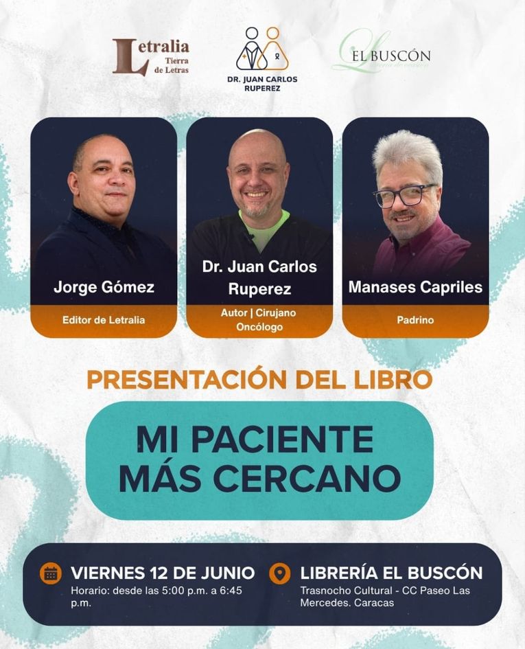 Presentación de “Mi paciente más cercano”, de Juan Carlos Rupérez