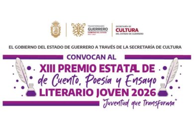 XIII Premio Estatal de Cuento, Poesía y Ensayo Literario Joven 2026