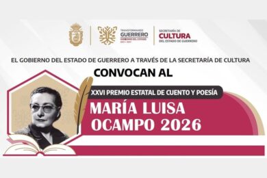 XXVI Premio Estatal de Cuento y Poesía María Luisa Ocampo 2026