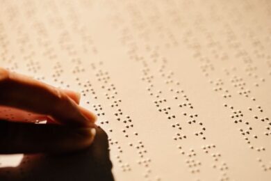 Lectura en braille