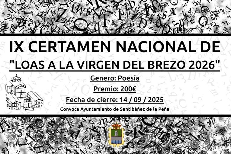 IX Certamen Nacional de Loas a la Virgen del Brezo 2026