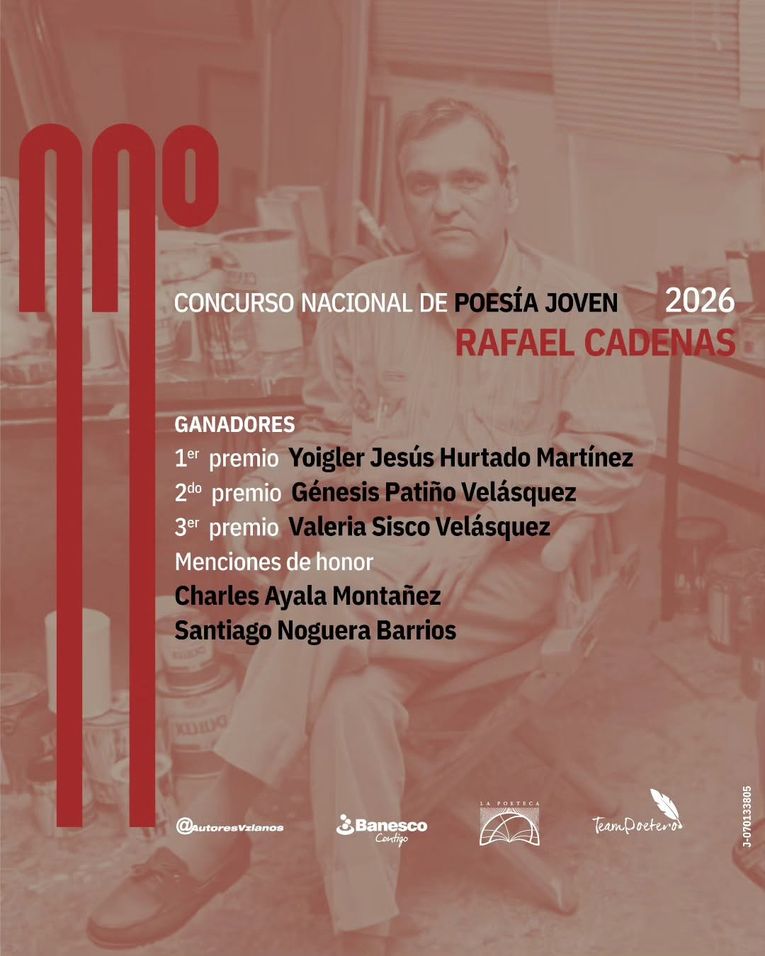 11º Concurso Nacional de Poesía Joven Rafael Cadenas