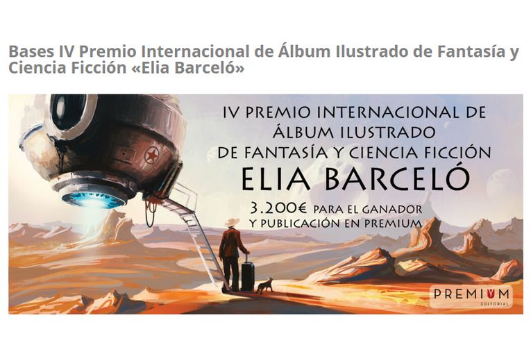 IV Premio Internacional de Álbum Ilustrado de Fantasía y Ciencia Ficción “Elia Barceló”
