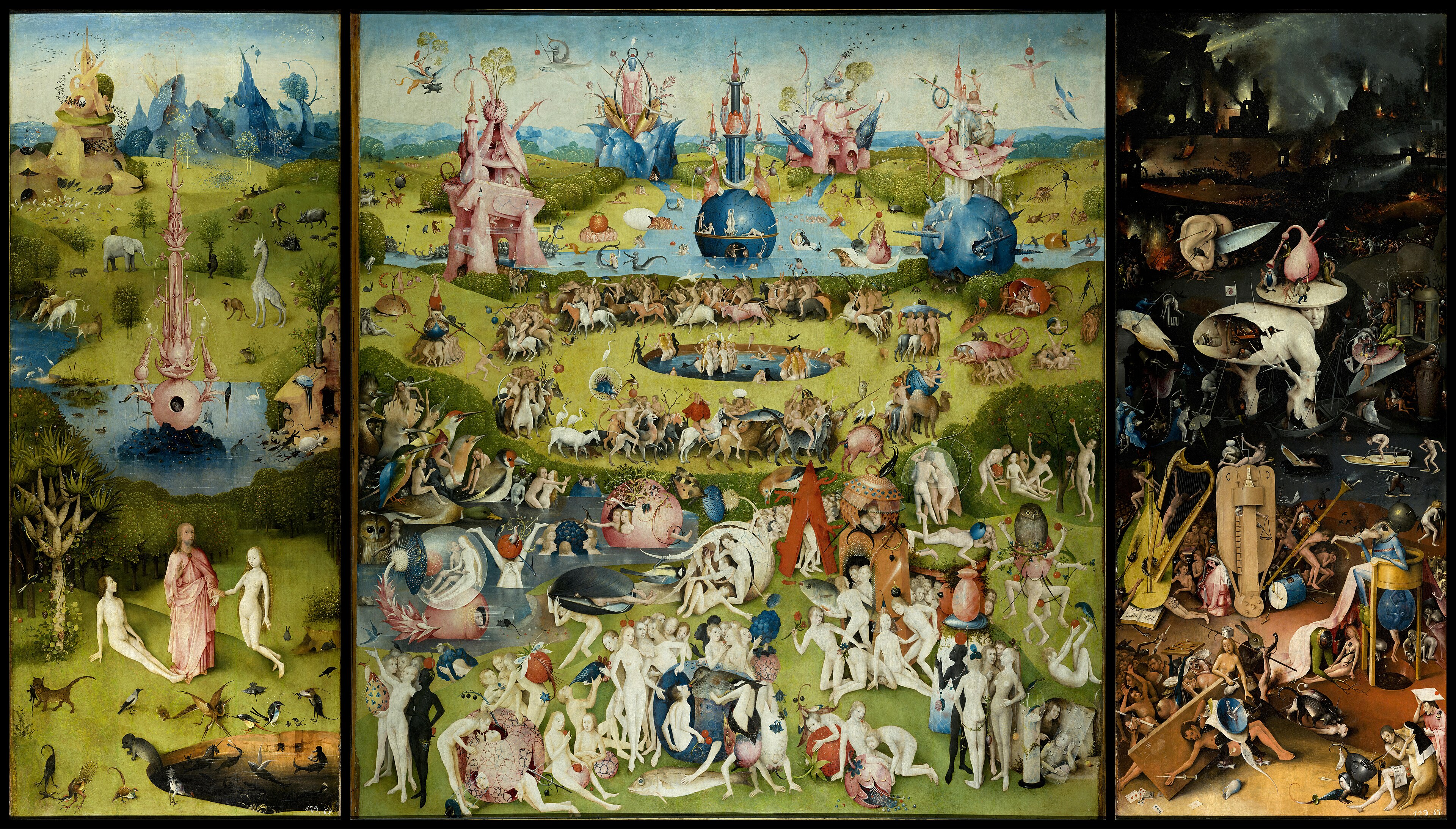 “El jardín de las delicias”, del Bosco