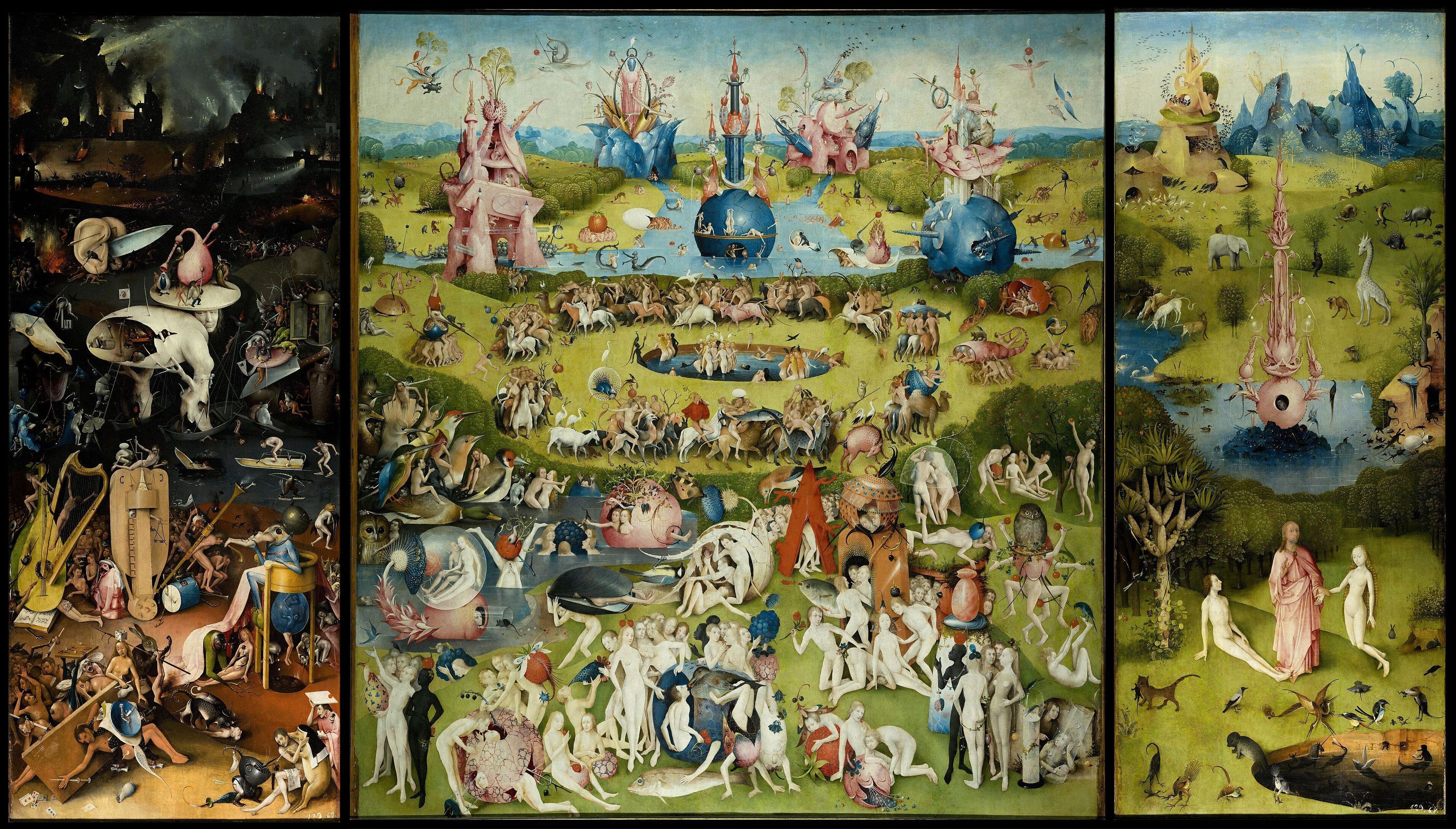“El jardín de las delicias”, del Bosco
