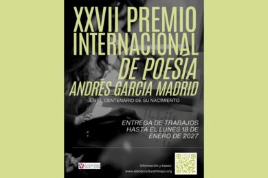 XXVII Premio Internacional de Poesía Andrés García Madrid