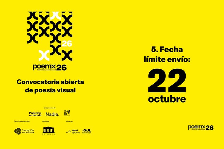 Poemx 2026: Convocatoria Internacional de Poesía Visual “En red”