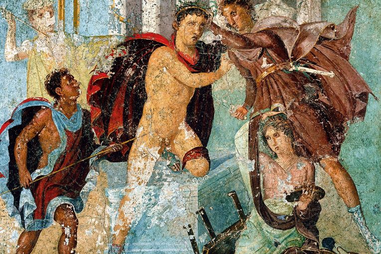 Escena de “Andrómaca”, de Eurípides