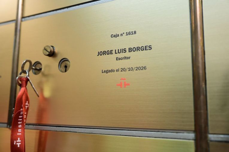 Legado de Jorge Luis Borges y María Kodama en la Caja de las Letras del Instituto Cervantes