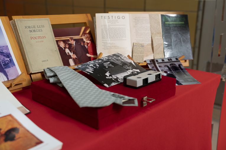 Legado de Jorge Luis Borges y María Kodama en la Caja de las Letras del Instituto Cervantes