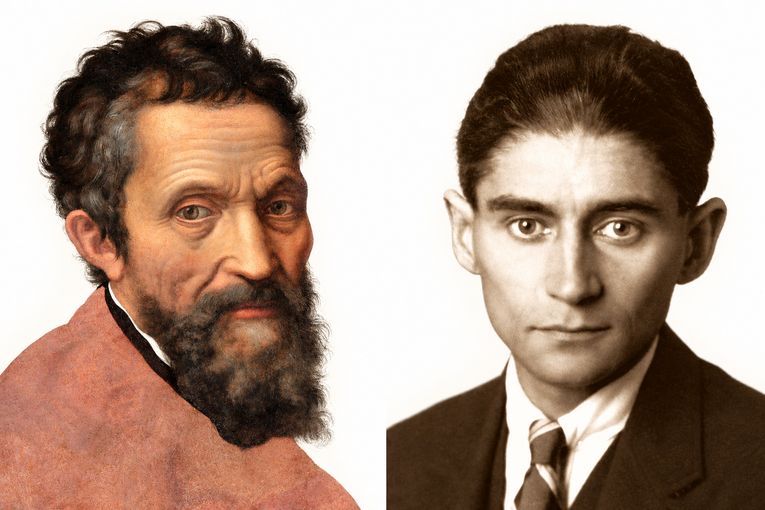Miguel Ángel Buonarroti y Franz Kafka
