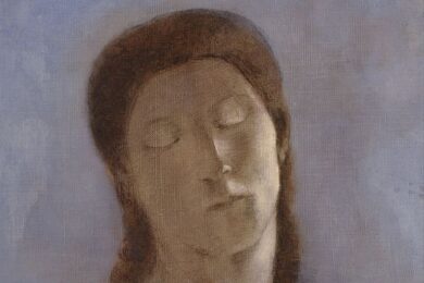 “Ojos cerrados” (1890), de Odilon Redon