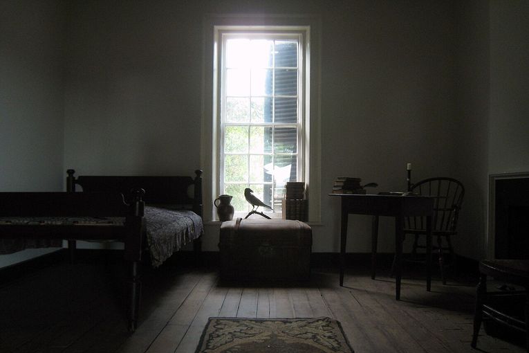 Habitación de Edgar Allan Poe en la Universidad de Virginia