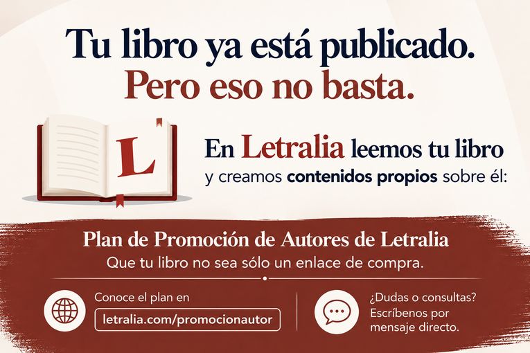 ¡Promociona tu libro con Letralia!